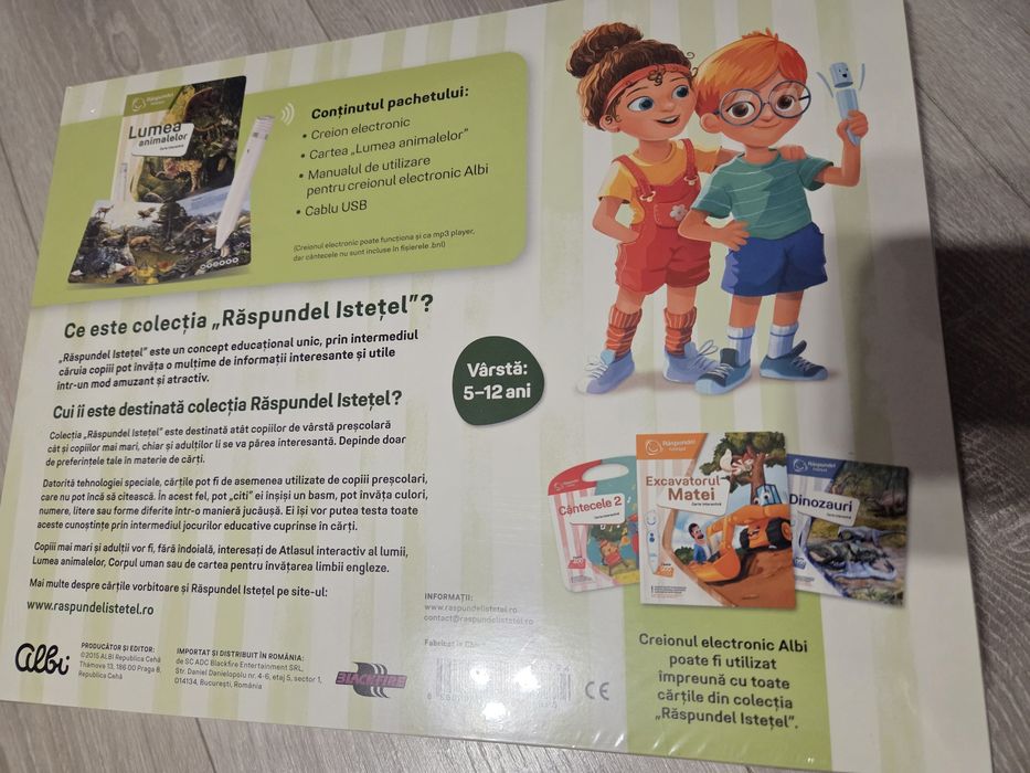 Raspundel Istetel set carte+creion Albi