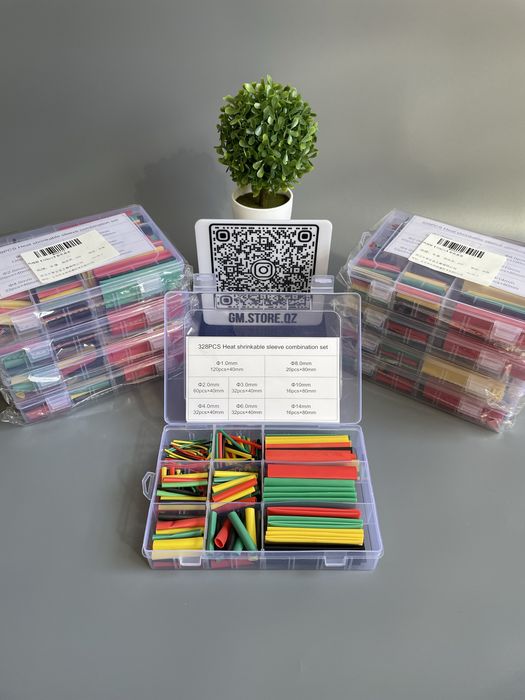 Набор термоусадочных трубок 328 шт