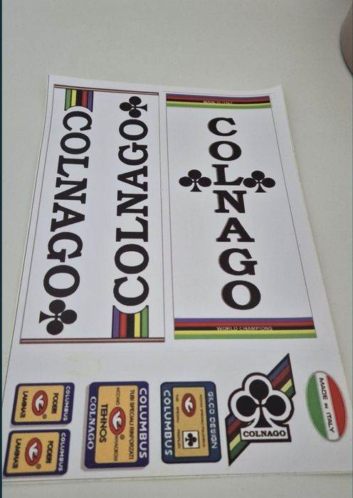 Stickere Colnago