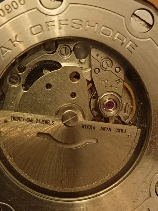 Часовник  42mm "Miyota"8215  бяла керамика