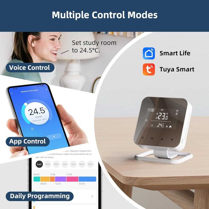 Termostat programabil inteligent WiFi,toate tipurile de centrale