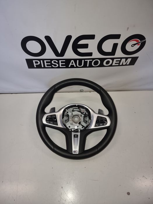 Volan M SPORT BMW X3 G01 X4 G02 padele + încălzire + vibrati + piele cod 3373G011M