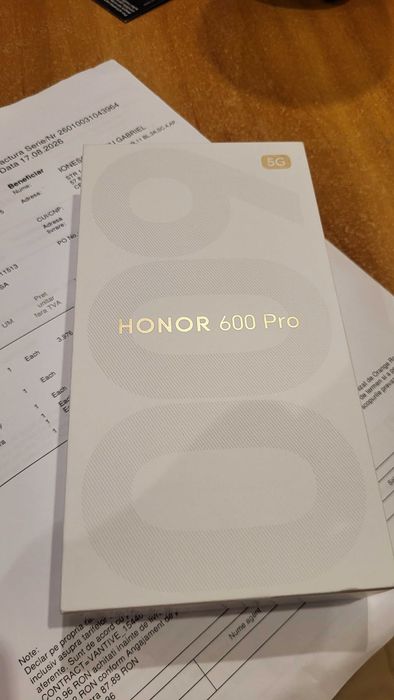 Honor 600 pro 512 Gb Black NOU! SIGILAT! GARANTIE 2 ANI!