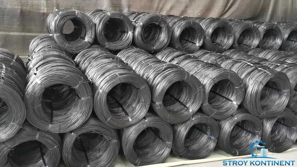 Вязальная проволока оцинкованная и обожженная в наличие