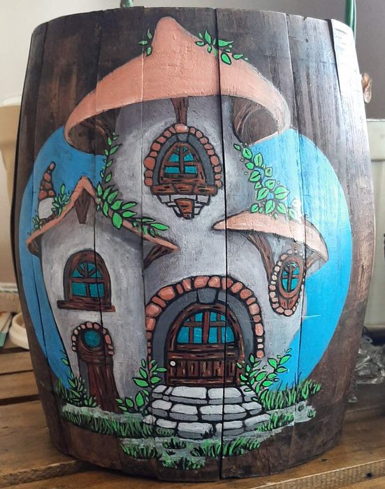 Буре бъчва за декорация