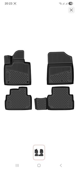 Полики для SantaFe  5 поколении