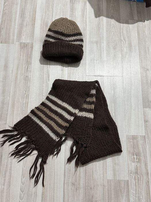 Свитер, шарф, шапка. Раритет. СССР.  Мохер