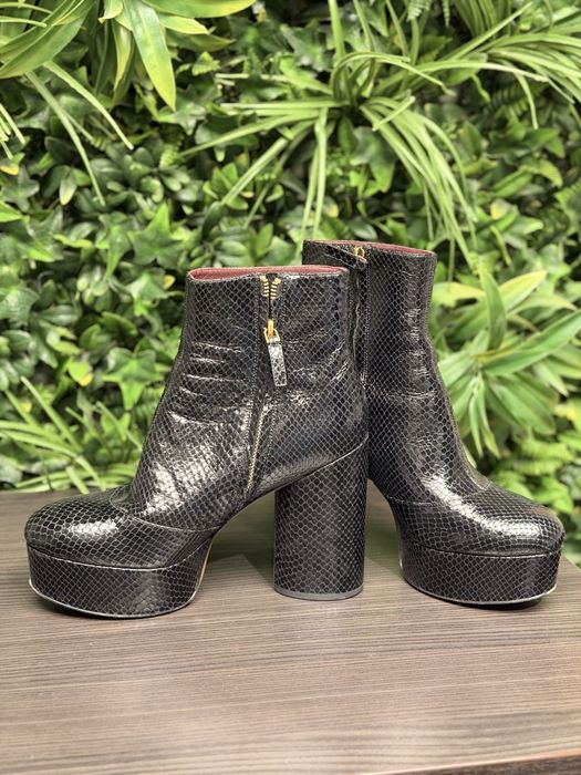 Marc Jacobs Amber – дамски кожени боти на платформа, номер 39