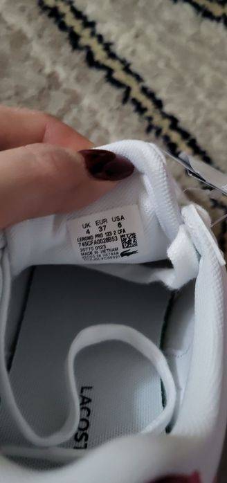 Кеды женские LACOSTE размер 37