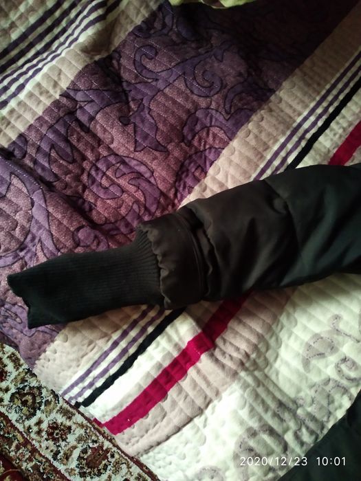 Куртка теплая длинная