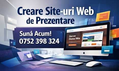Creare siteuri web de prezentare Magazin Online Google ads Seo