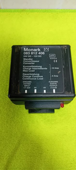 Convector 24V-12V auto pentru stație radio