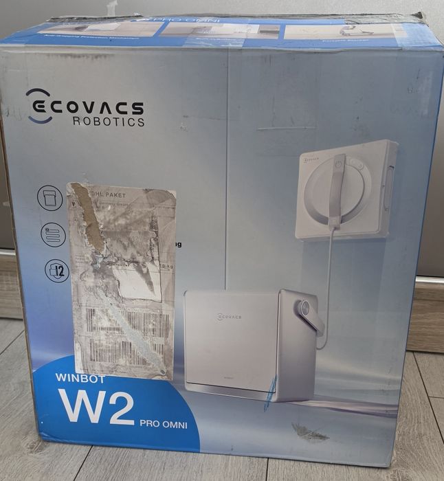 Робот прахосмукачка за прозорци Ecovacs W2