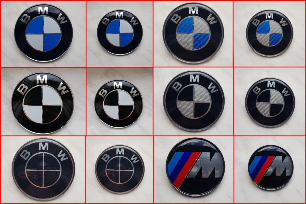 Set 7 Embleme Logo Stema Bmw capota portbagaj jante volan 150 lei