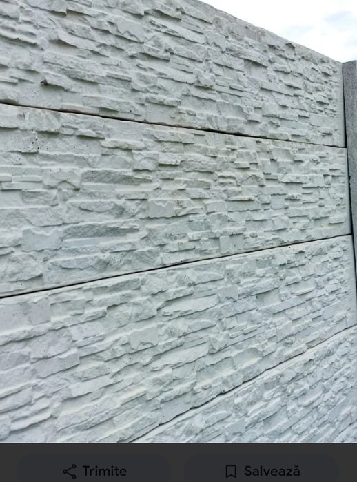 Gard din placi de beton