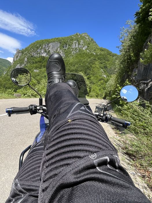 Honda transalp nu bmw gs sau yamaha toba akrapovic