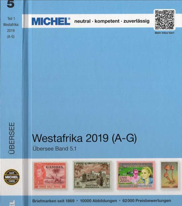 6 Каталога  "МИХЕЛ"(Michel)2019/2022 г. Африка на DVD