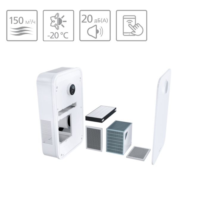 Приточно-вытяжная система очистки воздуха. Бризер FUNAI