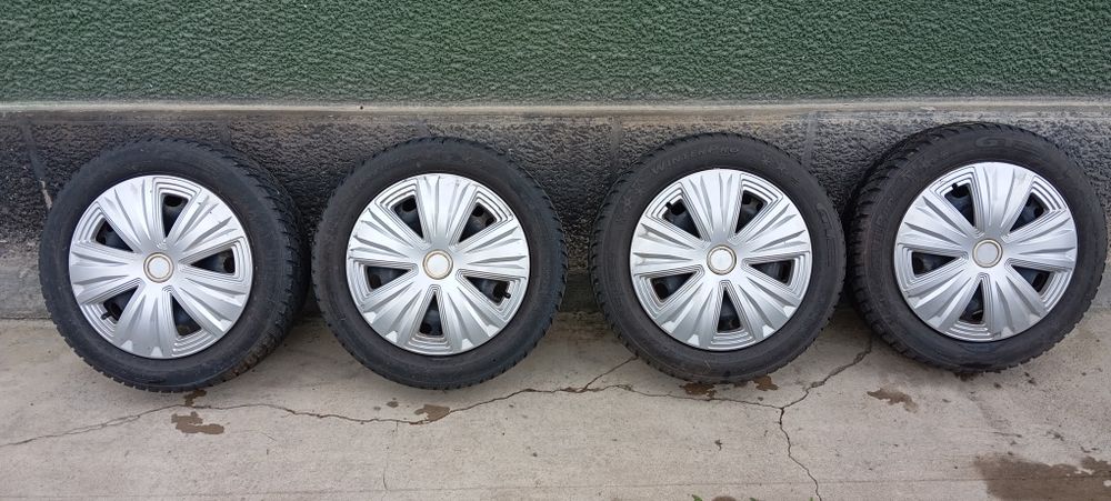 Set 4 cu Jante Oțel Cauciucuri iarna 205 55 R16