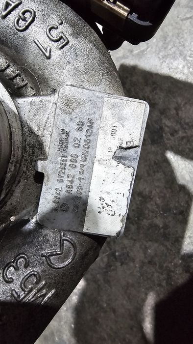Turbo Garrett A6420901580 Mercedes W221 S320 S class turbina actuator