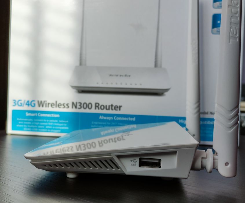 Router Wireless Tenda 4G630, 3G/4G, 300Mbps, 2 antene, portabil