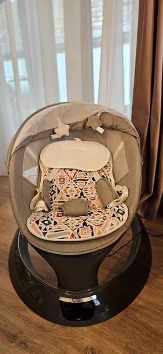 Leagan electric pentru bebelusi, cu spatar reglabil