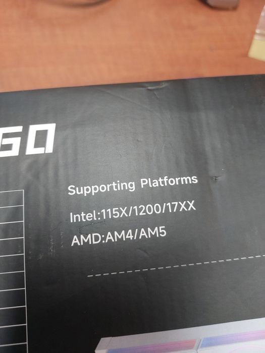 Cooler cpu multisocket cu afisaj temperatura nou la cutie 360 black rg