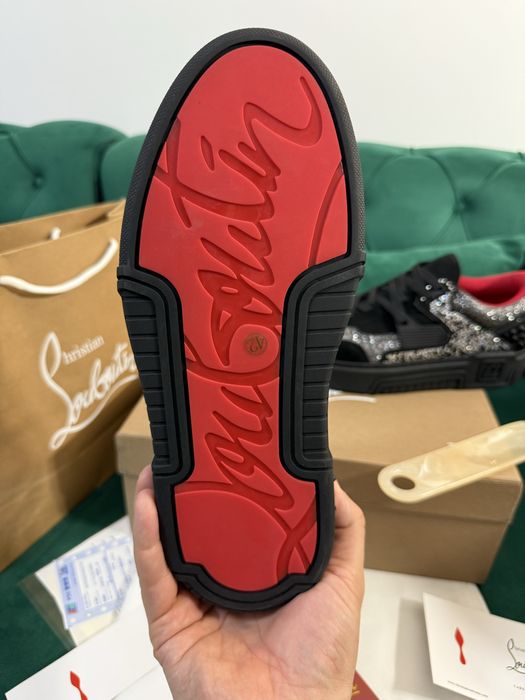 Adidasi Louboutin piele naturala Full Box colectie noua Premium