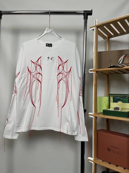 Thug Club White Long Sleeve | Alb Hanorac Thug Club