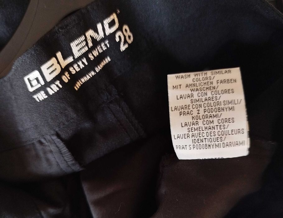 модерен, дамски панталон, ниска талия, широк крачол -Blend- нов, US28
