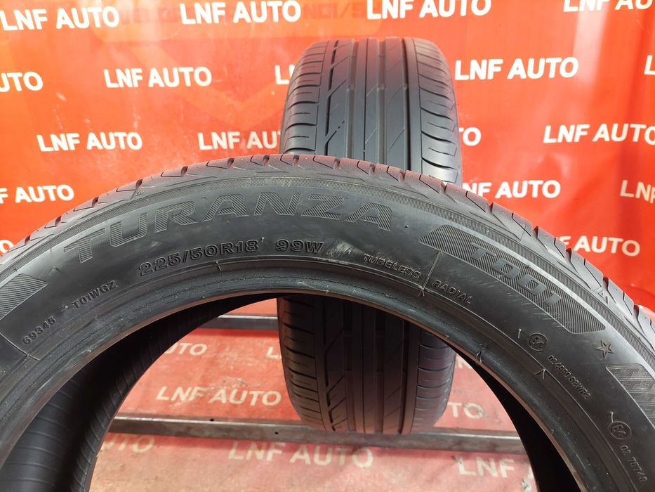 Anvelope de VARA - 225/50/18 - BRIDGESTONE - 7 MM - DOT 2016 !