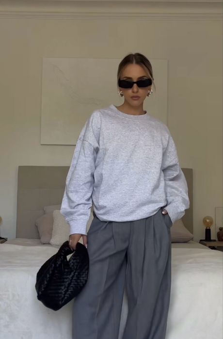 Серый свишот Zara, M размер