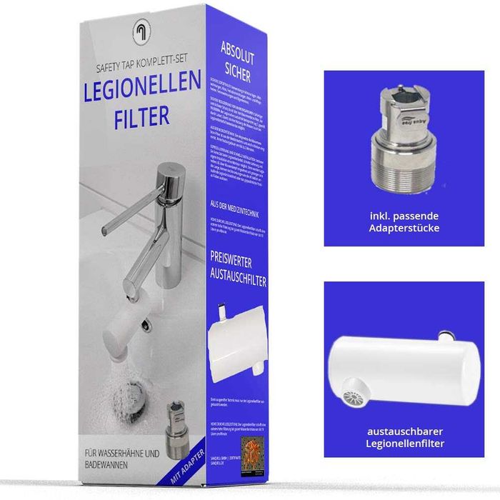 Filtru Legionella Sanquell SAFETY TAP - NOU, sigilat