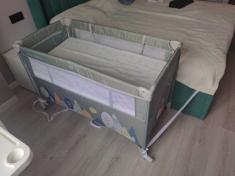 AmaroBaby Манеж-кровать приставной складной 3 в 1