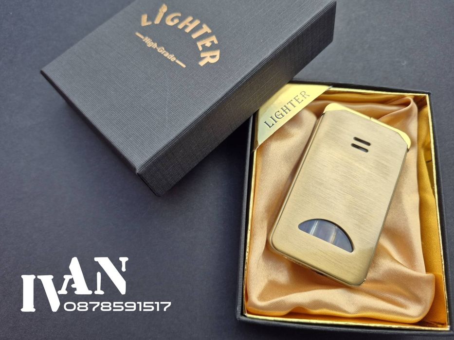 Газова запалка с два различни пламъка (Три цвята)