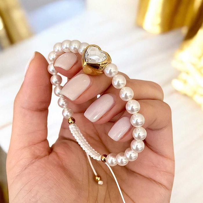 Дамска Гривна с Перли и Кристали Сваровски/Swarovski