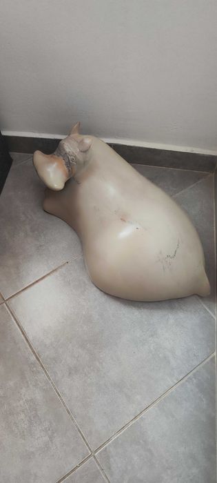 Фигурка на хипопотам от сапунен камък