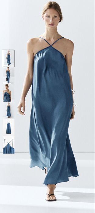 Rochie cu in si matase, Massimo Dutti