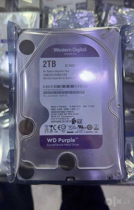 Жесткий диск 2ТБ WD purple