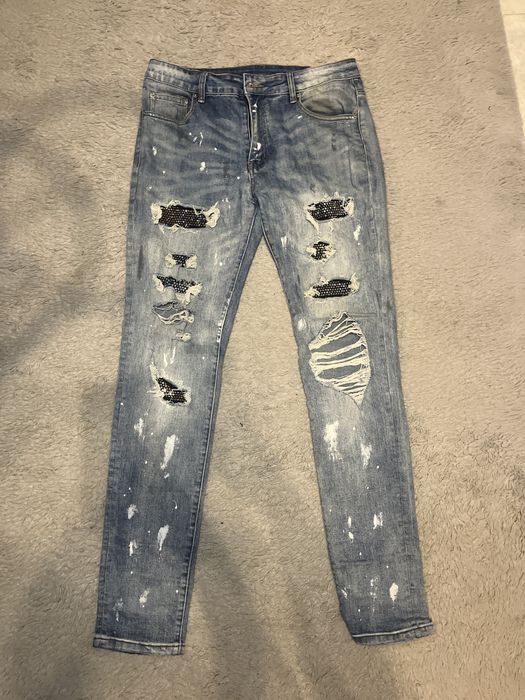 Blugi amiri swarovski