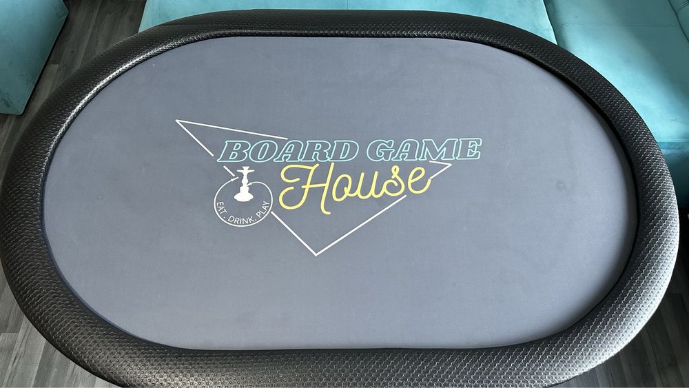 Masa de jocuri/poker + blat galben normal