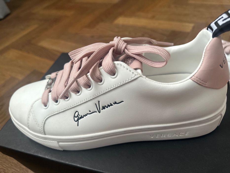 Adidasi de femeie versace alb cu roz nr.38