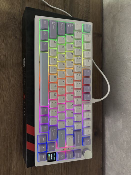 Клавиатура Ajazz AK820 Pro белый