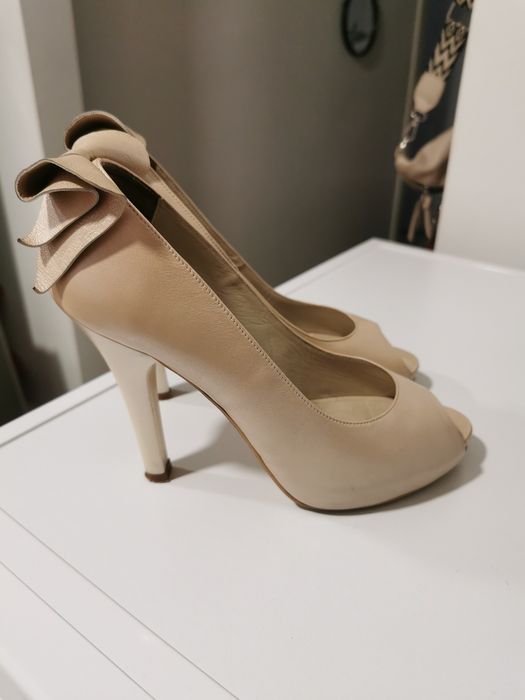 PANTOFI piele cu platforma