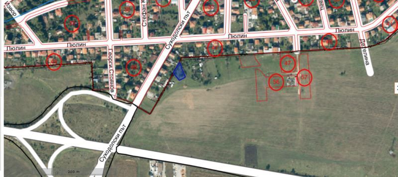 Продава се Парцел в София, Филиповци - 630 кв.м за 60 €/кв.м - Снимка #2