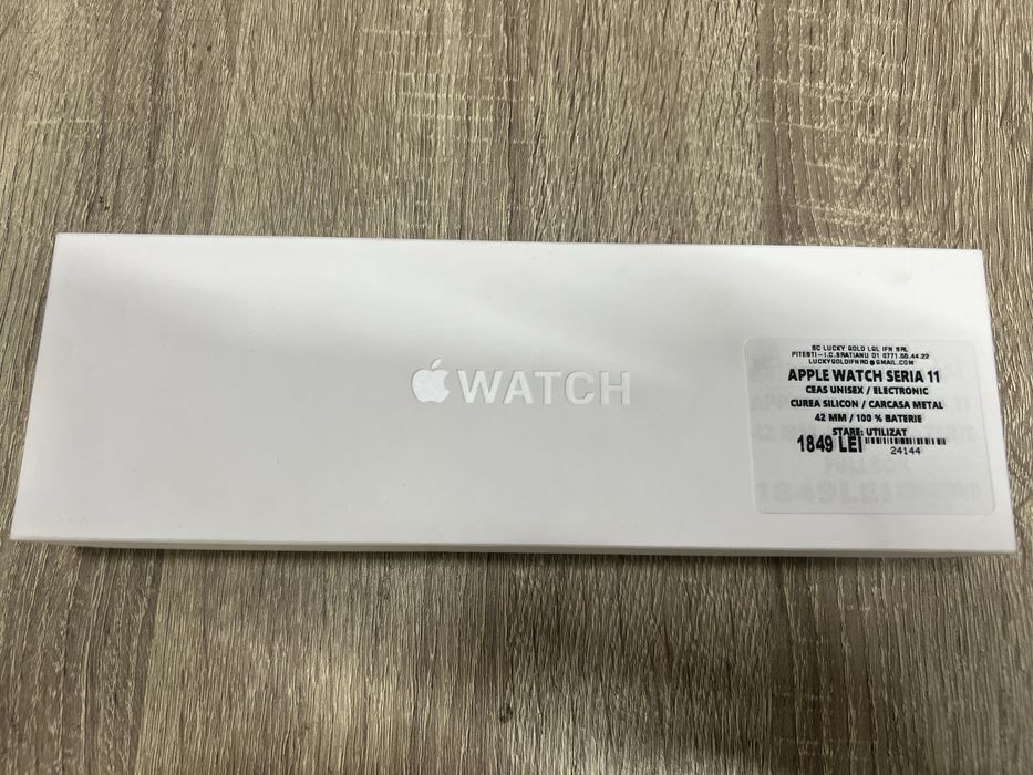 Apple watch seria 11 42 mm 100% baterie cod 24144