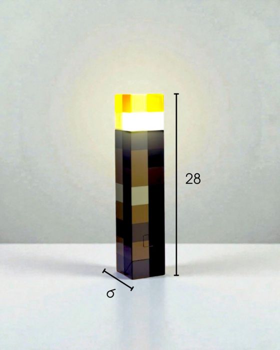 Майнкрафт ночник светильник