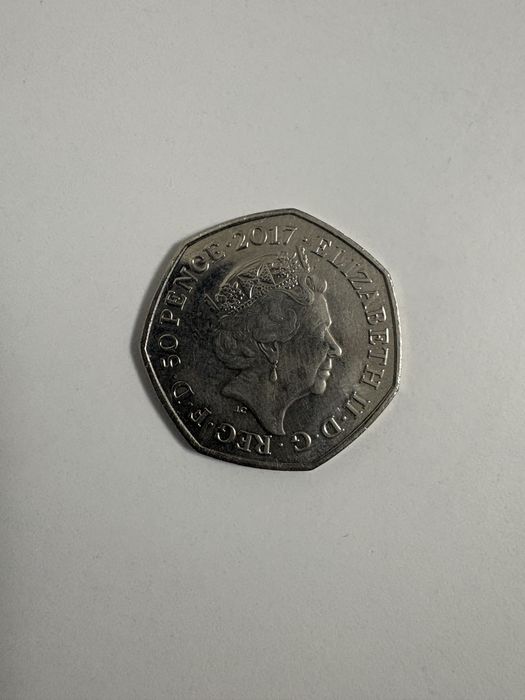 Moneda 50 pence “Benjamin Bunny”