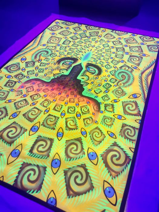 Неонови ръчно рисувани UV картини ( 15 % отстъпка в момента)