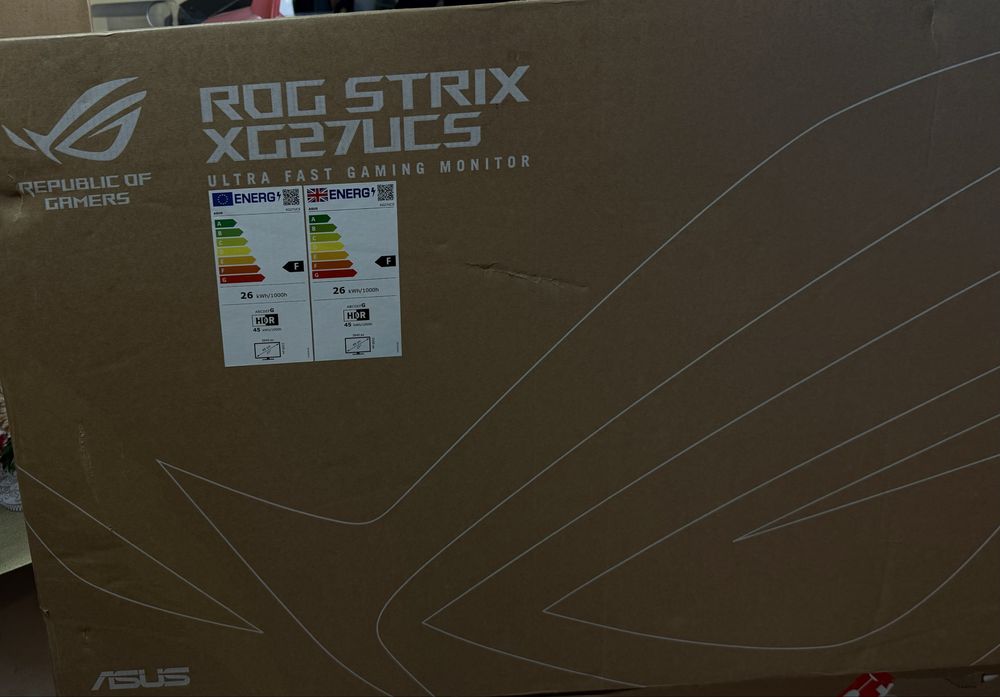 Monitor gaming ASUS XG27UCS 27” 4K / 1ms